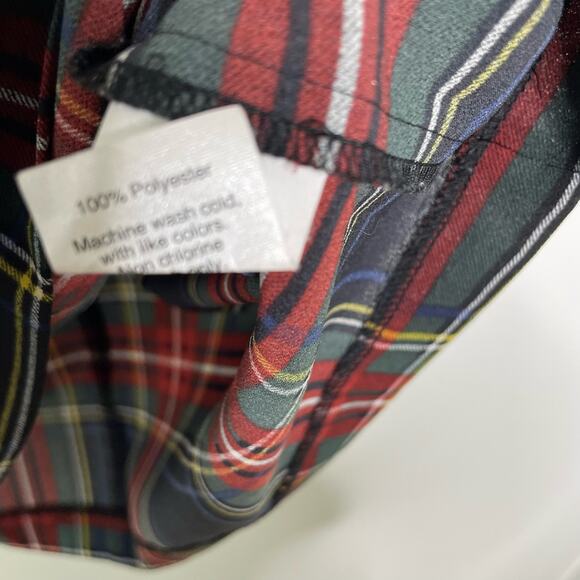 J. Crew Blouse Plaid Short Sleeves Ruffle Dark Academia School Girl Preppy XS - Picture 6 of 10